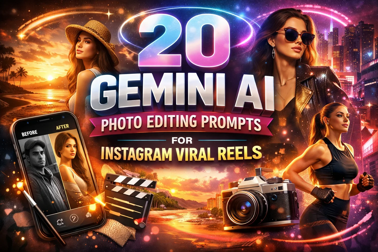 20 Gemini AI Photo Editing Prompts for Instagram Viral Reels