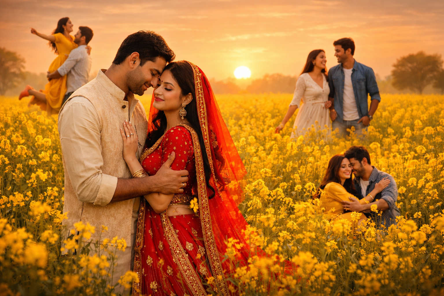 Mustard field couple photo editing prompt:50 Gemini Photo Editing Prompts for Couples in Mustard Field Enjoy Moments