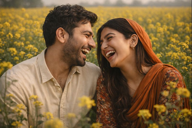 Best Grok Image Prompts for Couple in Mustard Field (Ultra-Realistic & Cinematic)