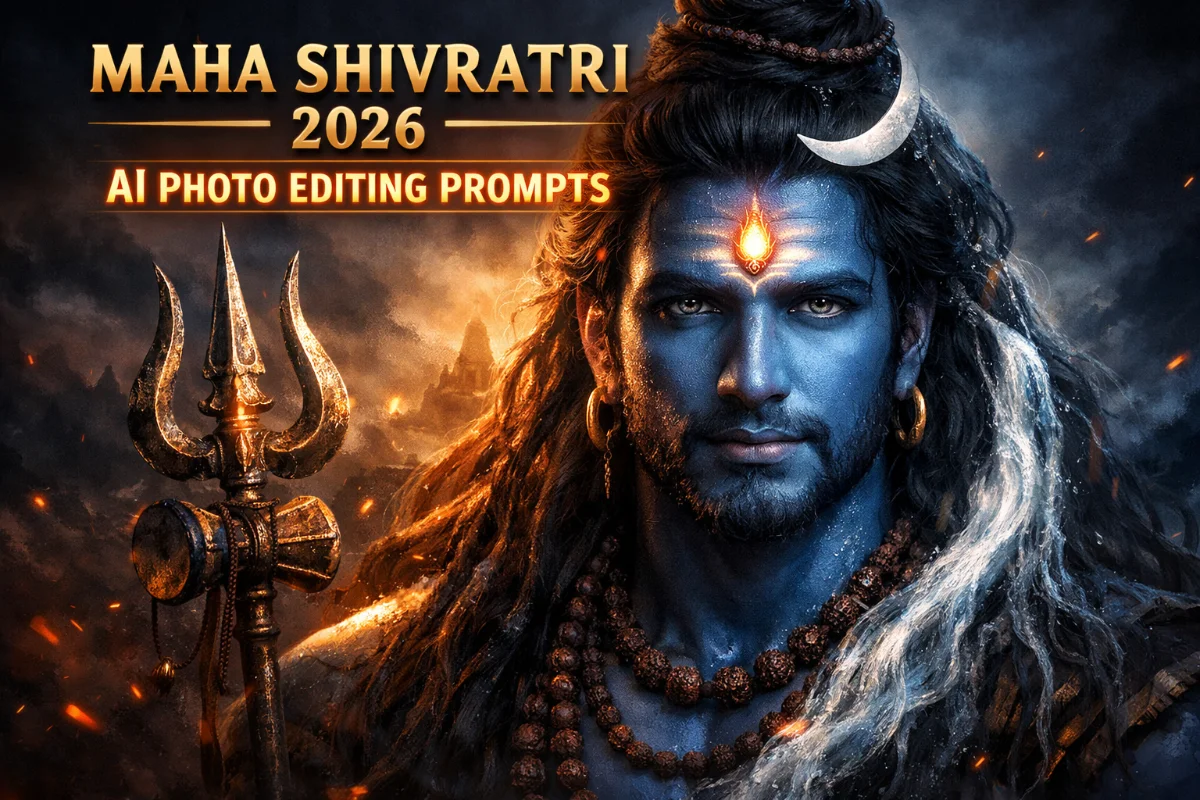Maha Shivratri AI Photo Editing Prompts 2026 – 50 Viral Google Gemini Prompts